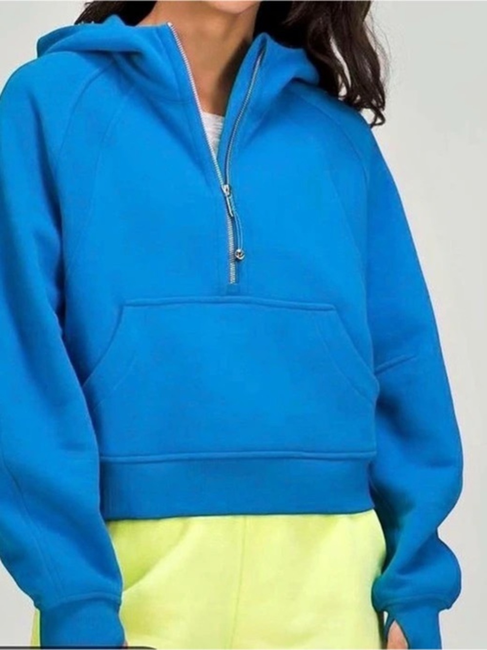 lululemon scuba oversized 1/2 zip hoodie